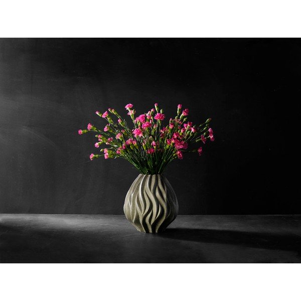 Vaso in porcellana grigia Flame - Morsø-image-1