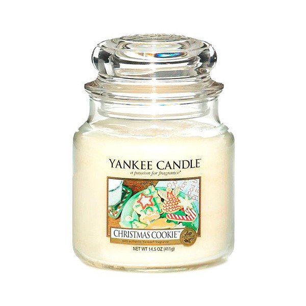 Vonná svíčka Yankee Candle Vánoční Cukroví, doba hoření 65 - 90 hodin