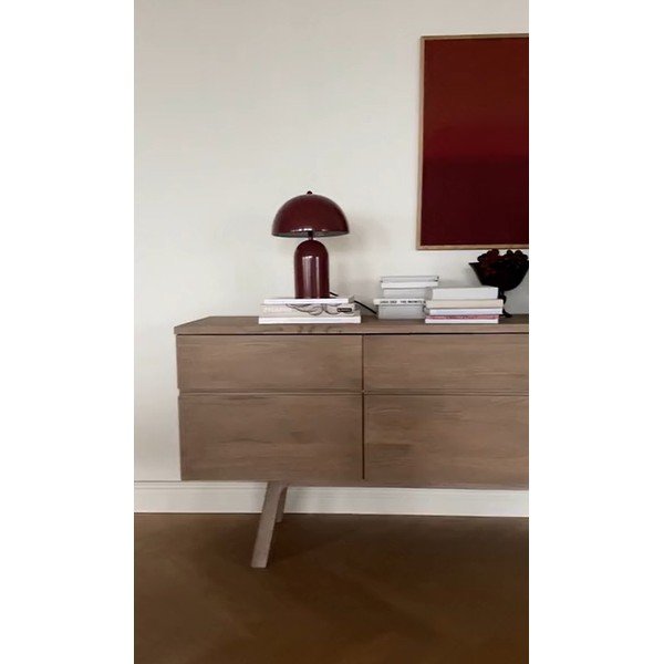 Credenza di colore naturale in rovere massiccio 170x77x42 cm Cleardale – Rowico-image-1