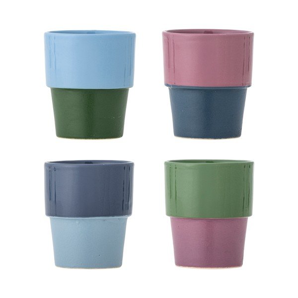 Tazzine in set per cappuccino in gres 4 pz 150 ml Ewan – Bloomingville