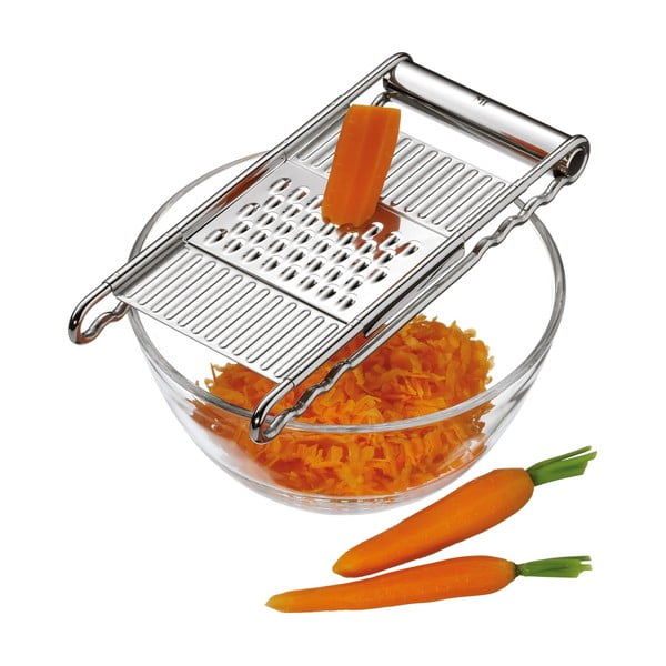 Grattugia in acciaio inox con 4 superfici intercambiabili Cromargan® Gourmet - WMF-image-2