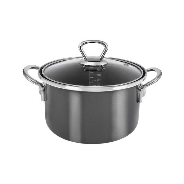 Pentola in smalto con coperchio incluso 1,75 l Metalic – Orion