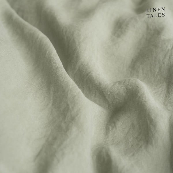 Lenzuolo di lino verde 200x140 cm Sage - Linen Tales-image-1