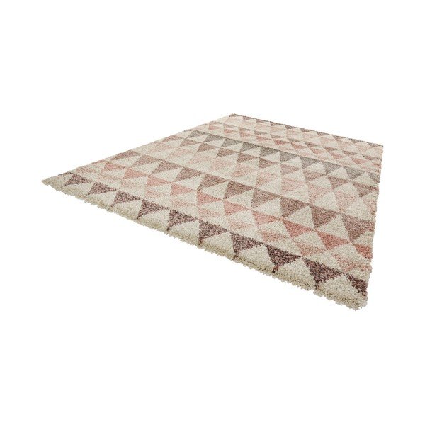 Tappeto crema e rosa Allure Rose, 200 x 290 cm - Mint Rugs-image-1