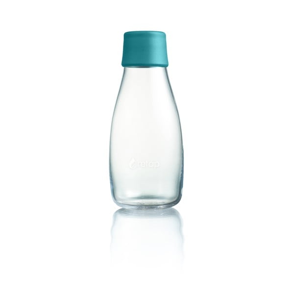 Bottiglia in vetro turchese scuro, 300 ml - ReTap