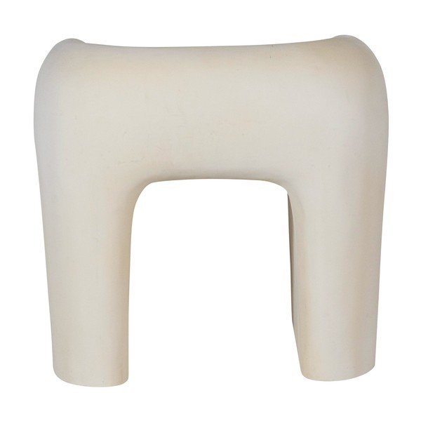 Sedia da esterno avorio in plastica Nivo – WOOOD-image-3