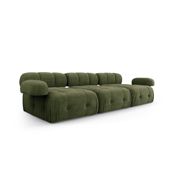 Divano componibile in verde scuro 288 cm Ferento – Cosmopolitan Design-image-1