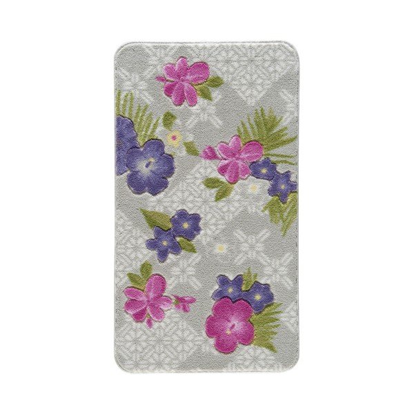 Tappeto da bagno viola a fantasia Confetti Bathmats Tropical, 80 x 140 cm - Foutastic-image-1