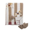 Coperta bianca/marrone 130x160 cm Merry-go-round – Bloomingville