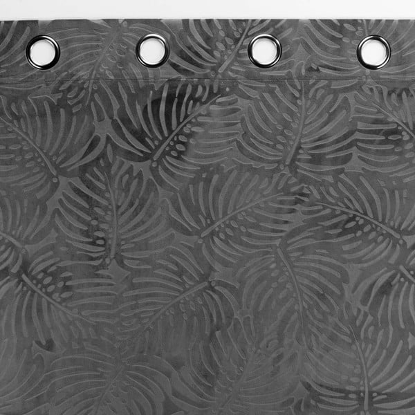 Tenda in velluto antracite 140x240 cm Analia - douceur d'intérieur-image-2