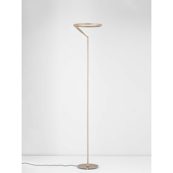 Lampada da terra LED oro rosa in alluminio con intensità regolabile (altezza totale 168 cm) Tilia – Nova Luce-image-4