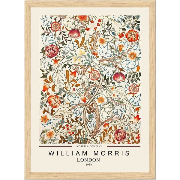 Poster in cornice 55x75 cm William Morris - Wallity