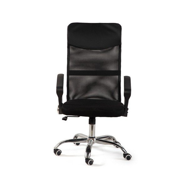 Sedia da ufficio nera in imbottito Arco – Bonami Essentials-image-2