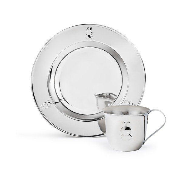Set da pranzo per bambini in acciaio inox 2 pz Miffy – Zilverstad