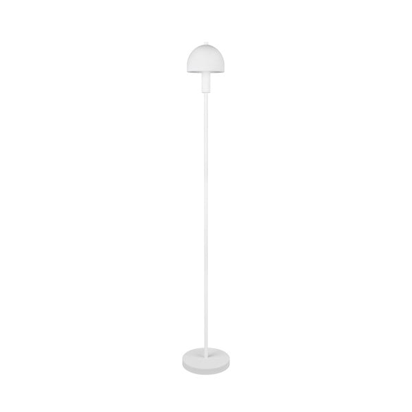 Lampada da terra bianca con paralume in vetro (altezza totale 120 cm) Glenn – Trio