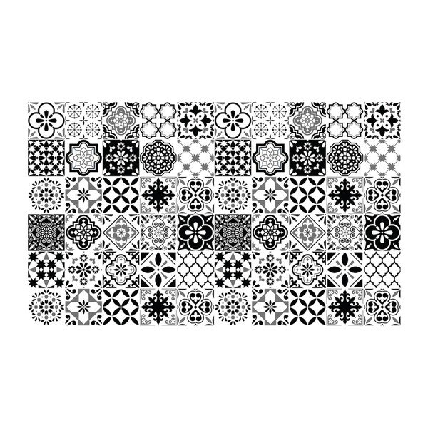 Set di 60 adesivi per mobili Piastrelle adesive per mobili Nicolas, 20 x 20 cm - Ambiance-image-2