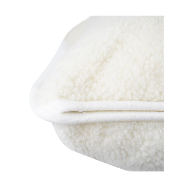 Cuscino in lana merino bianco, 80 x 80 cm - Native Natural-image-2