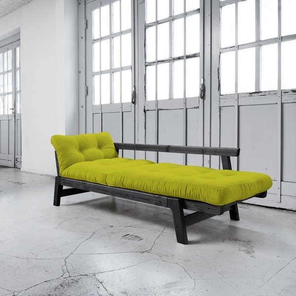 Rozkládací pohovka Karup Step Black/Pistacio-image-3