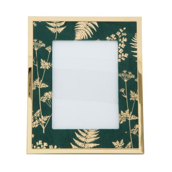 Portafoto da tavolo verde e oro, 15 x 20 cm Glam - Mauro Ferretti-image-3