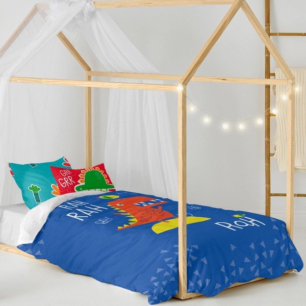 Biancheria da letto per bambini in cotone, 140 x 200 cm Funnysaurus - Moshi Moshi-image-1