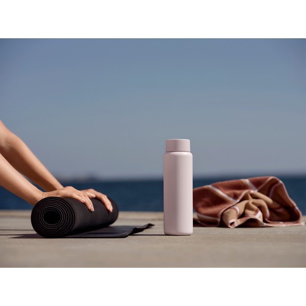 Tazza termica rosa chiaro in acciaio inox 650 ml Singles – Zone-image-2