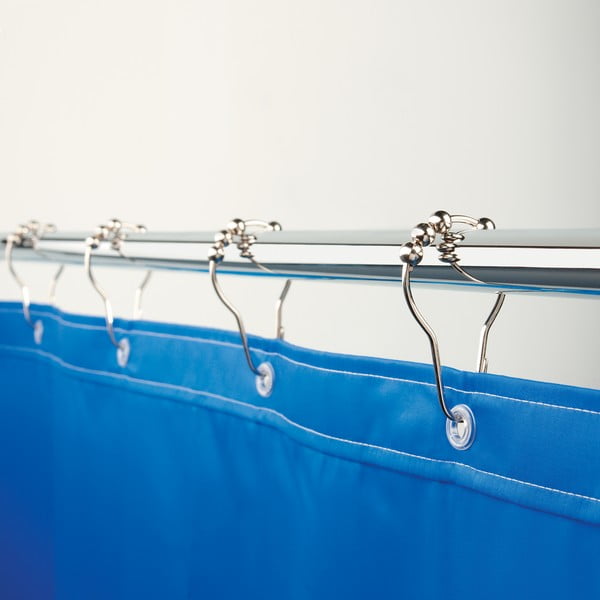 Set di ganci per tenda da doccia color argento lucido 12 pz 3,5 cm Anello – Spirella-image-4