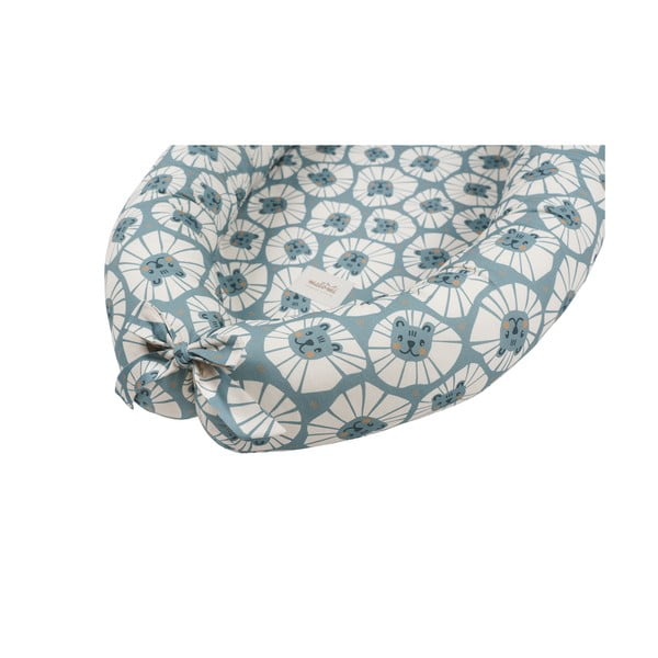 Nido blu per bambini Denim Lions - Malomi Kids-image-2