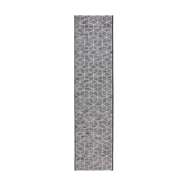 Tappeto grigio per esterni 60x230 cm Napoli - Flair Rugs