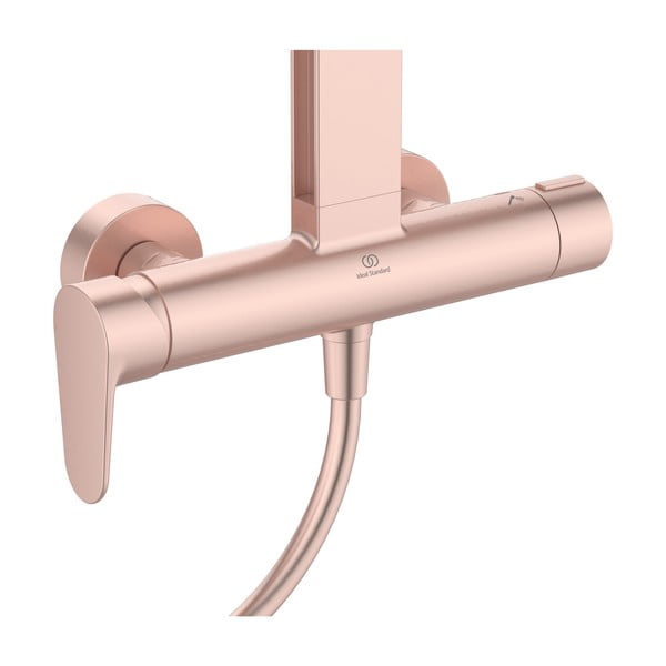 Set rubinetteria da doccia in metallo rosa chiaro 111 cm ALU+ - Ideal Standard-image-2