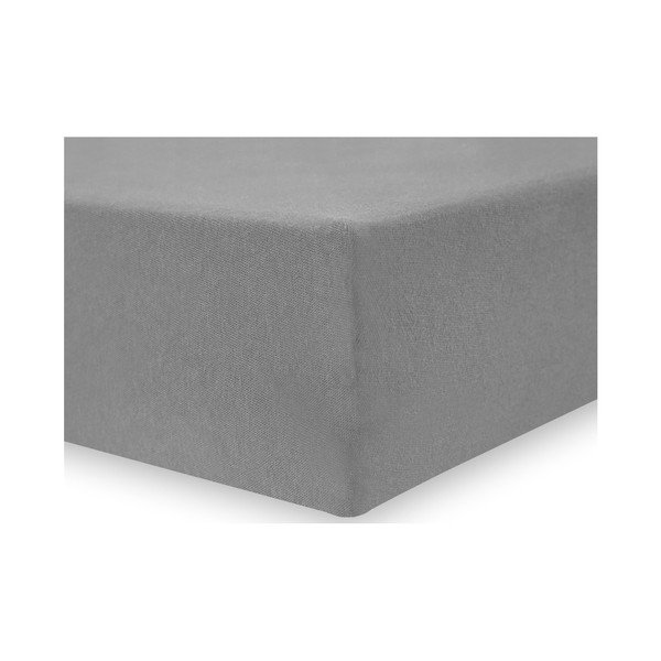 Telo elastico grigio, 160/180 x 200 cm Nephrite - DecoKing-image-1