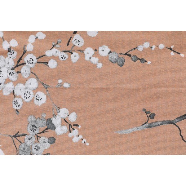 Lenzuola in cotone arancione per letto matrimoniale 200x200 cm Chicory - Mijolnir-image-3