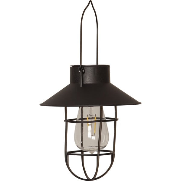 Lampada da terra LED da esterno con alimentazione a pannelli solari (altezza totale 21 cm) Cage – Star Trading