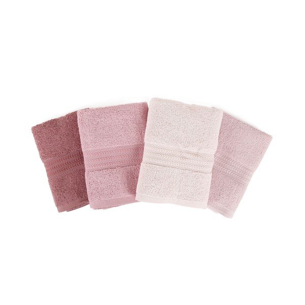 Set di 4 asciugamani Rainbow Dusty, 50 x 90 cm - Foutastic-image-2