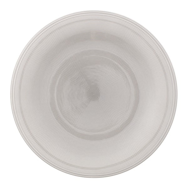 Piatto in porcellana bianca e grigia Villeroy & Boch , ø 28,5 cm Like Color Loop - like | Villeroy & Boch