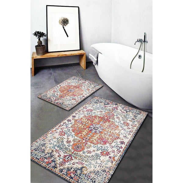 Tappeti da bagno in set da 2 60x100 cm - Mila Home-image-1