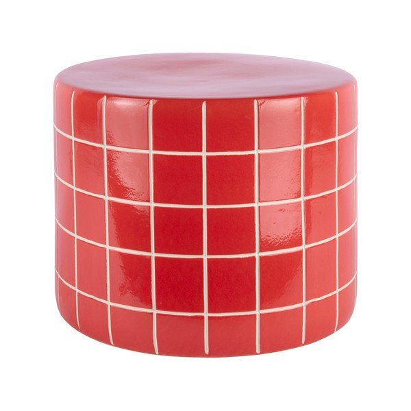 Tavolino rotondo in ceramica ø 42 cm Retro Tiles – Leitmotiv