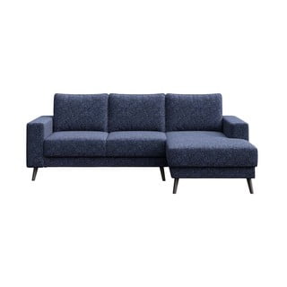 Divano angolare blu scuro (angolo destro) Fynn - Ghado