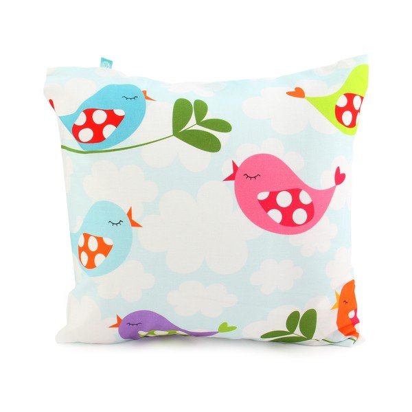 Copripiumino e cuscino in cotone per bambini , 140 x 200 cm Little Birds - Mr. Fox-image-2