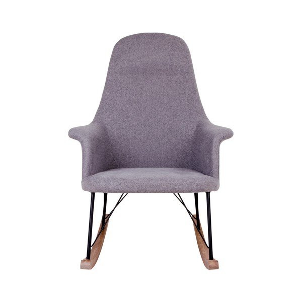 Sedia a dondolo grigia Viby - House Nordic-image-2