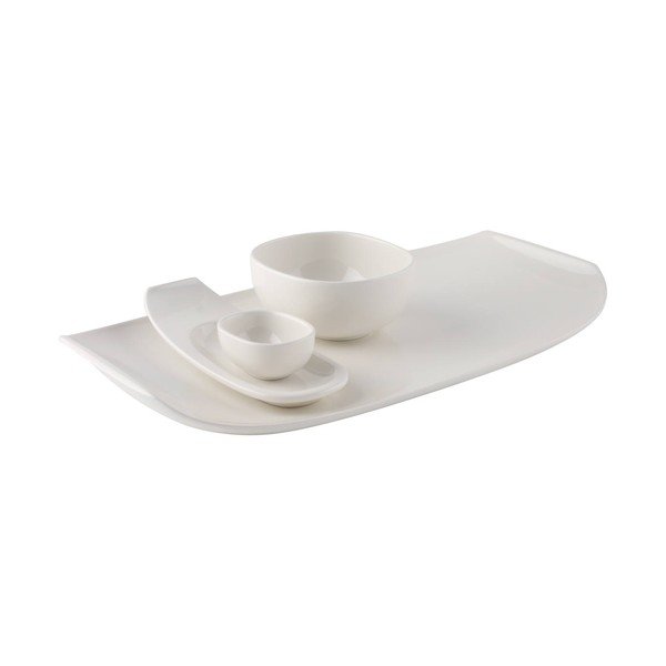 Piatto quadrato in porcellana bianca Villeroy & Boch , 50 x 25 cm Urban Nature - Villeroy&Boch-image-3