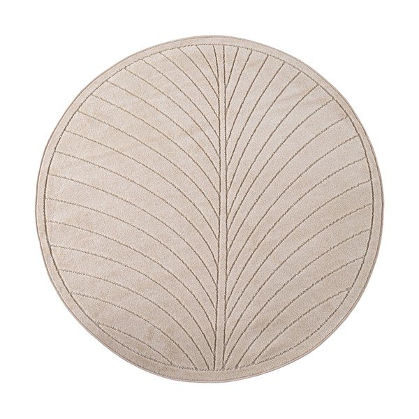 Tappeto da interno/esterno rotondo beige ø 120 cm Nova 1204 – Ayyildiz Carpets