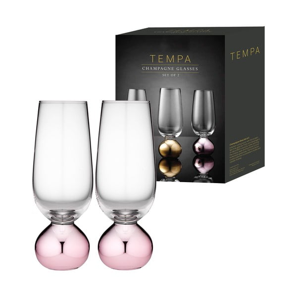 Bicchieri da spumante in set da 2 250 ml Astrid Rose - Ladelle-image-2