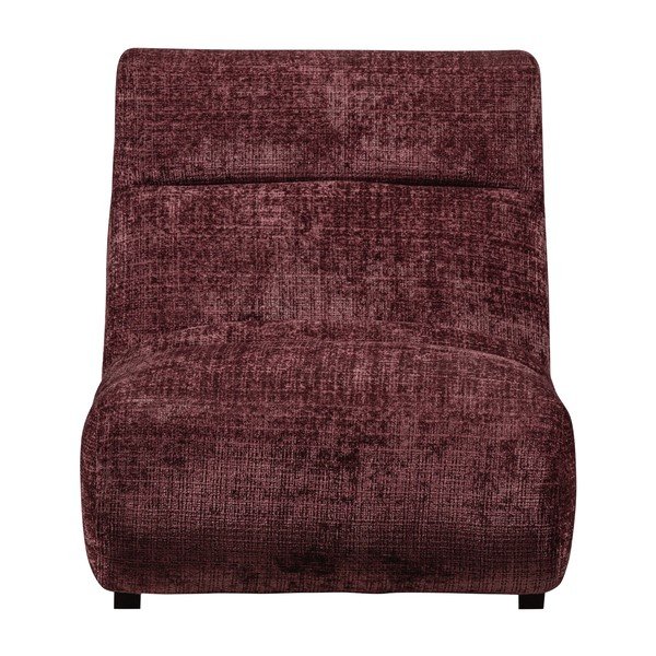 Poltrona burgundy con rivestimento in ciniglia Observe – WOOOD-image-2