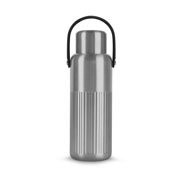 Borraccia termica argentata in acciaio inox 1 l Theo – Sagaform