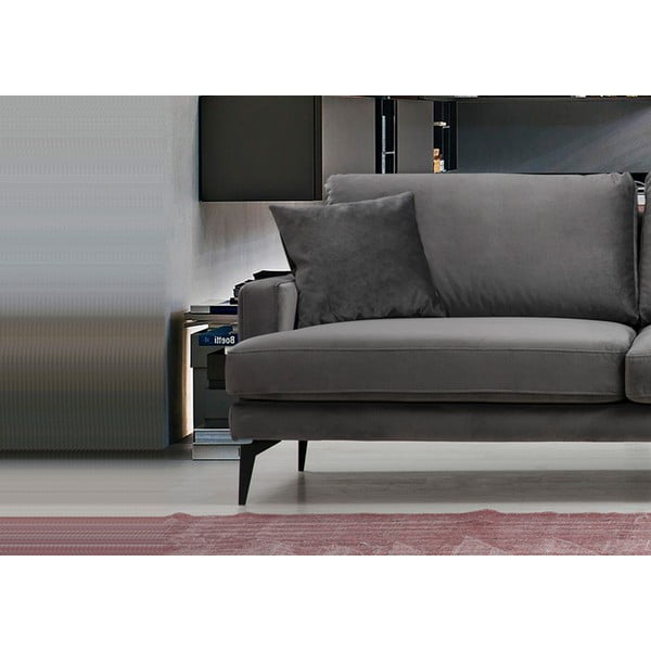 Divano grigio 205 cm Papira - Balcab Home-image-1