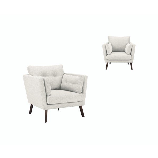 Poltrona beige chiaro Elena - Mazzini Sofas-image-4