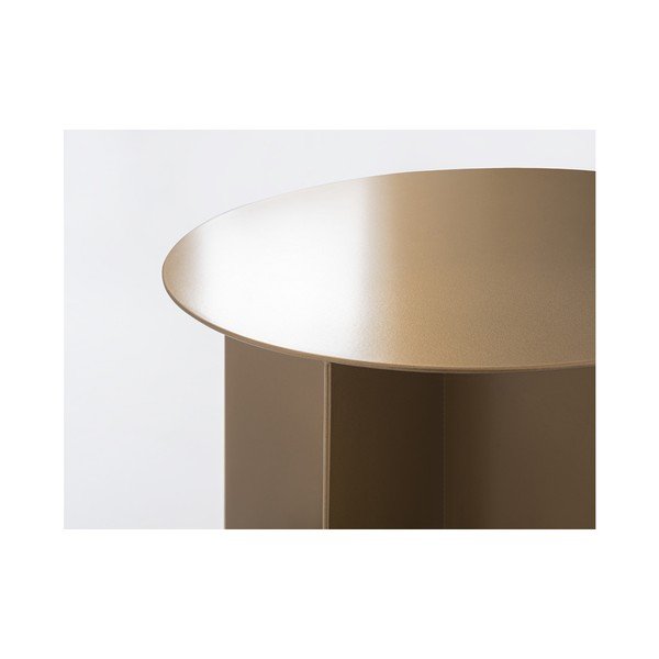 Tavolo da conferenza in oro Custom Form Oli, ⌀ 50 cm - CustomForm-image-3