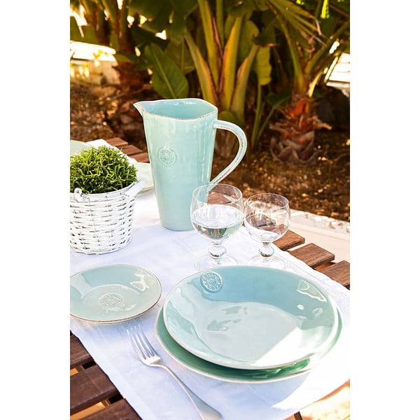 Piatto da pasticceria in gres turchese , ⌀ 16 cm Nova - Costa Nova-image-1