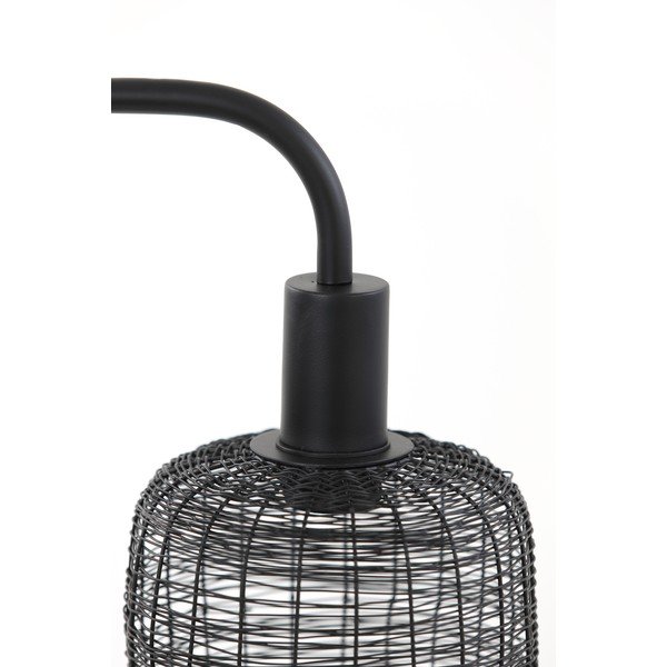 Lampada da tavolo nera (altezza 58 cm) Lekang - Light & Living-image-2