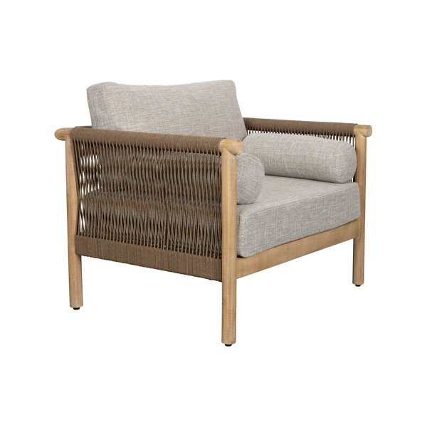 Poltrona da esterno greige imbottita Oasis – Dutchbone